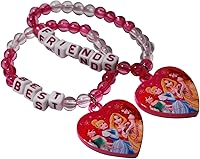 Vista 3 de Disney Jersey Bling - Juego de pulseras de princesa con anillos y accesorios adicionales