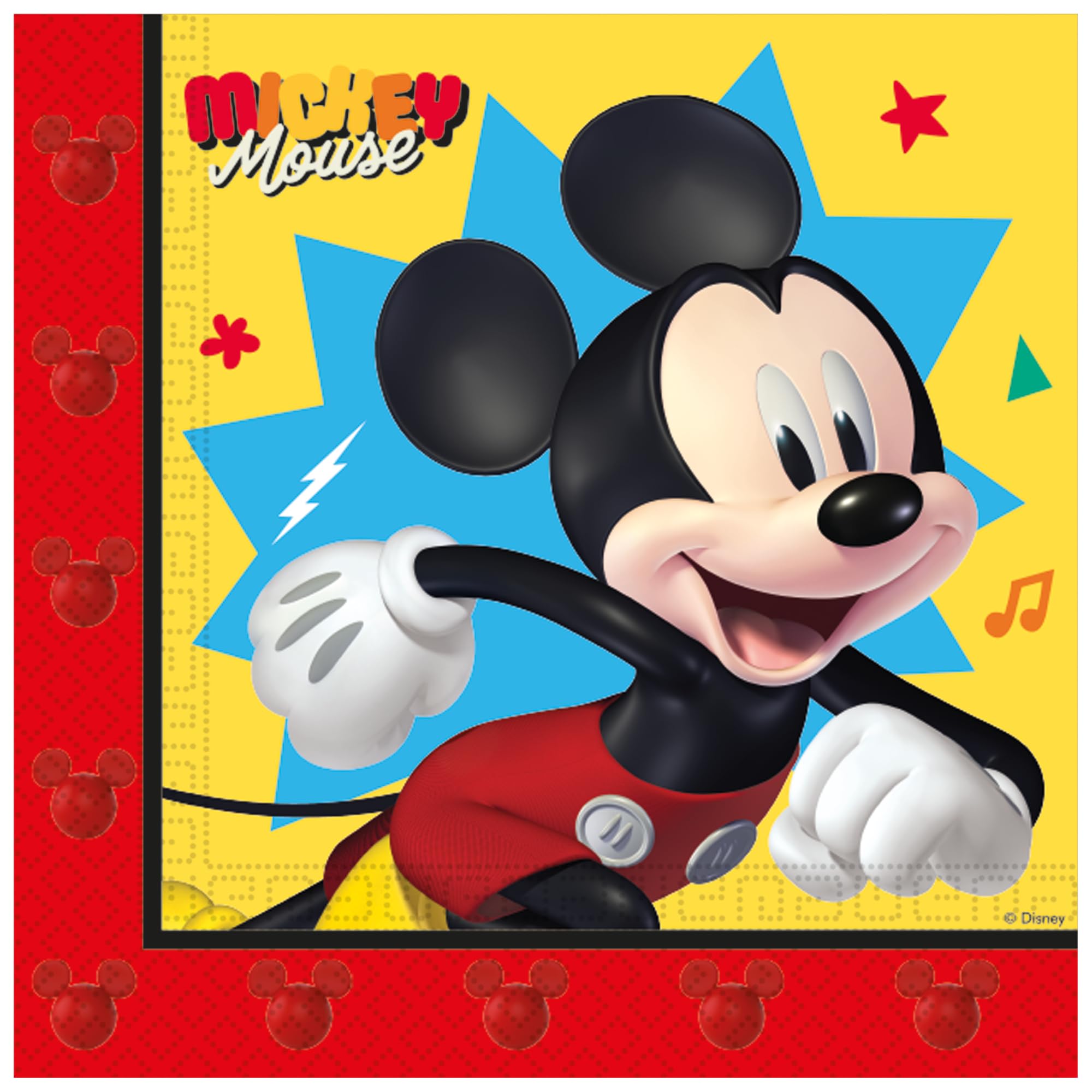 Image secondaire de Set de Vaisselle Mickey Mouse pour Anniversaire - 52 Pièces