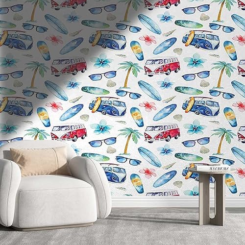 Papel tapiz Art Deco para despegar y pegar, papel tapiz para Baño, decoración de pared de granja, fácil de quitar (Ancho) 98.4 pulgadas de ancho x