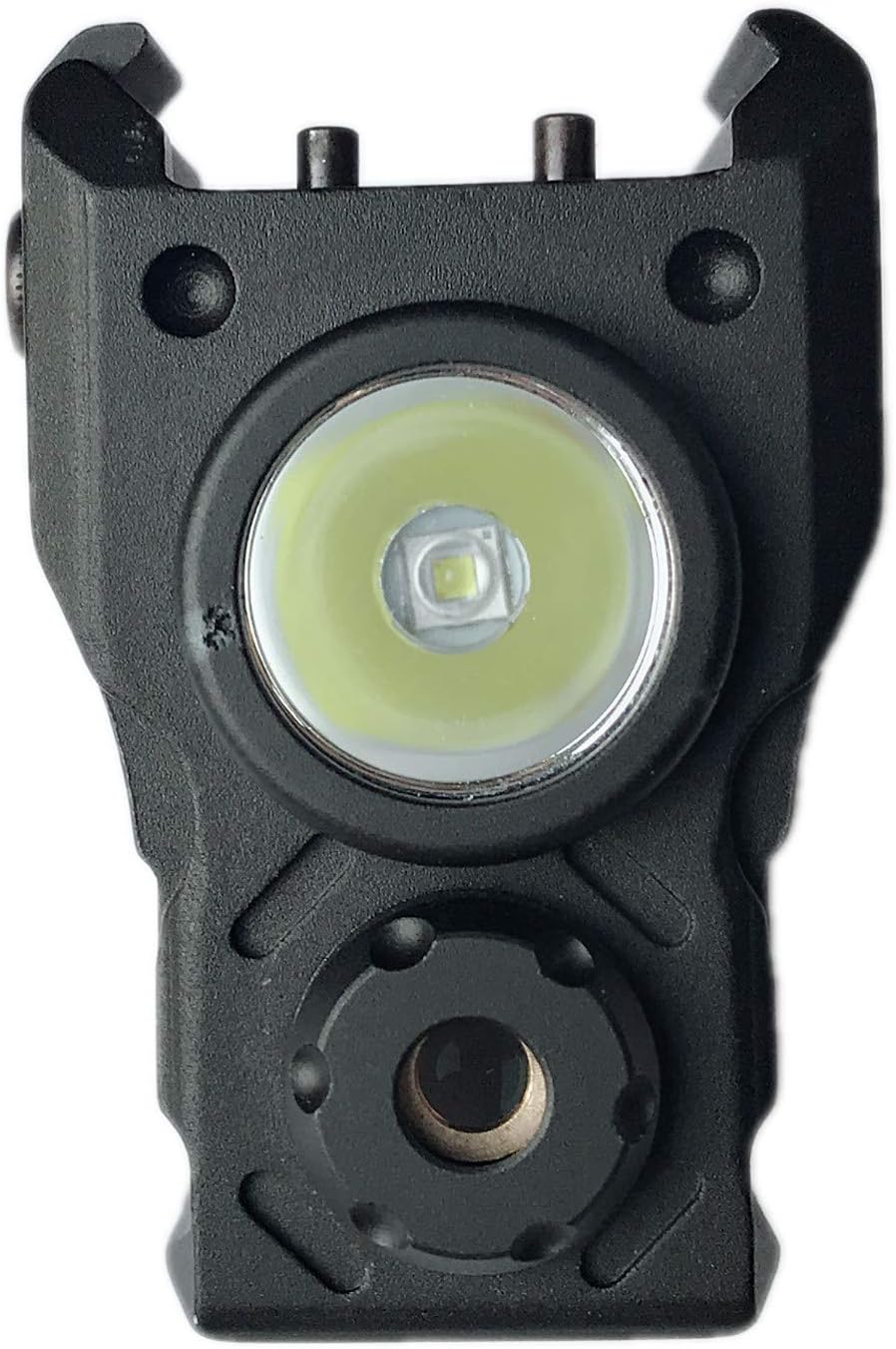 Ade Advanced Optics HG55-1 Full Metal Class IIIA Green Laser + Flashlight Sight for Ultra Compact Pistol Handgun for Springfield Hellcat(OSP/PRO) Micro-Compact 9MM Pistol