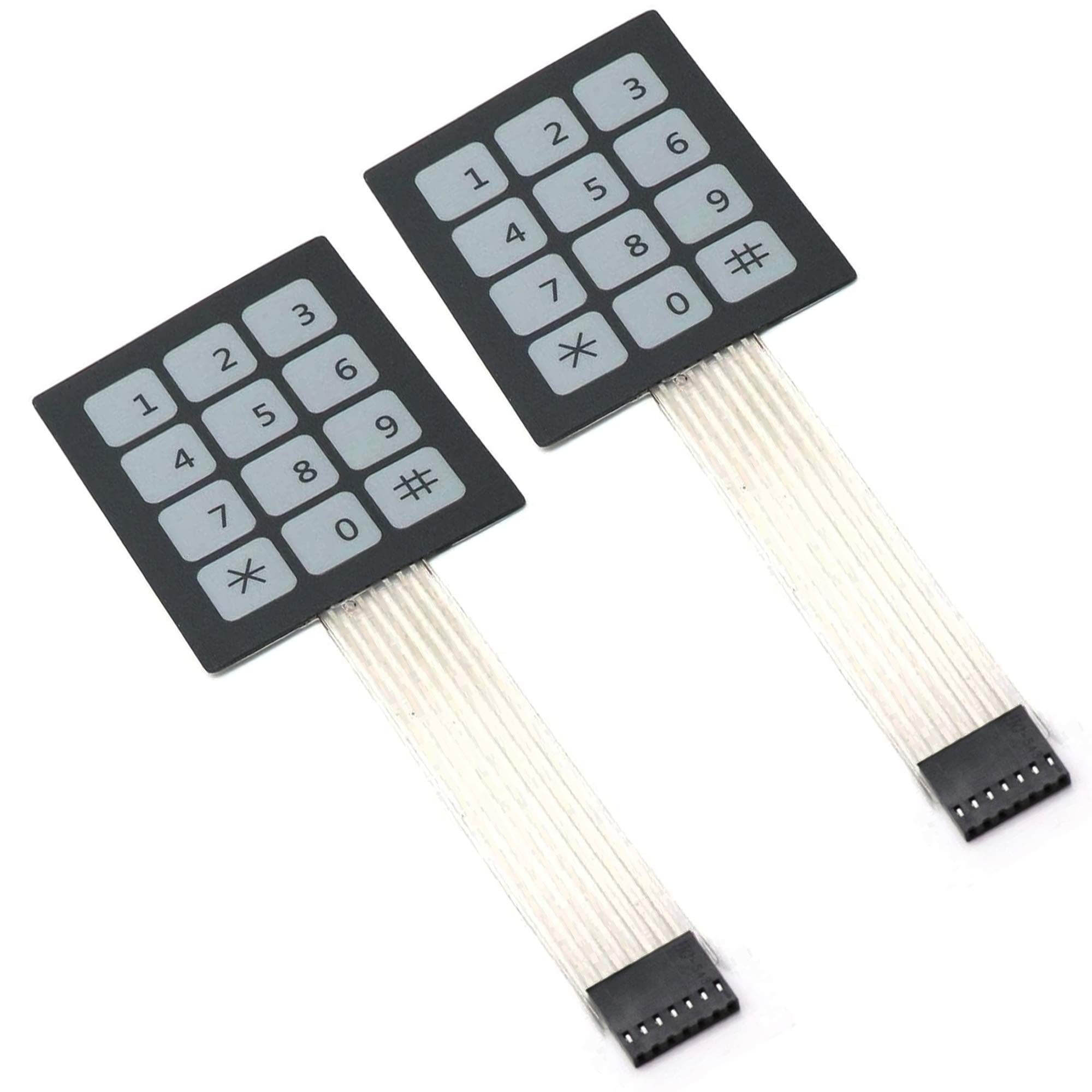 Amazon.co.jp: Xiaoyztan 2個 12キー マトリックス メンブレン