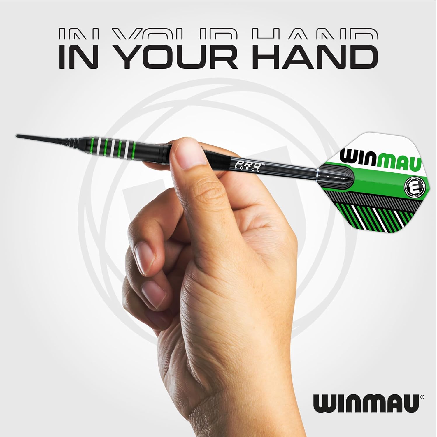 WINMAU Rookie Blue Softip (Plastic Tips) Brass Darts Set | Single or Multi Sets | Includes Flights and Shafts (Stems) | Exclusive Darts Booklet | Blue, Red and Green |