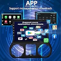 Vista 4 de Estéreo de coche de 101 pulgadas para Jeep Wrangler 2011 2012 2013 2014 Radio Carplay inalámbrico integrado Andriod Auto HiFi navegación GPS AMFM