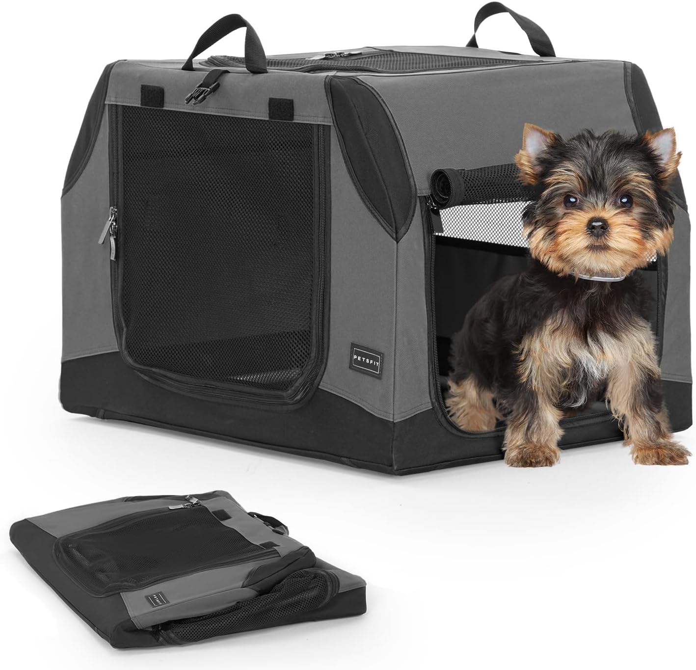Petsfit 26 Inch Pop Up Dog Crate, Adjustable Fabric Cover