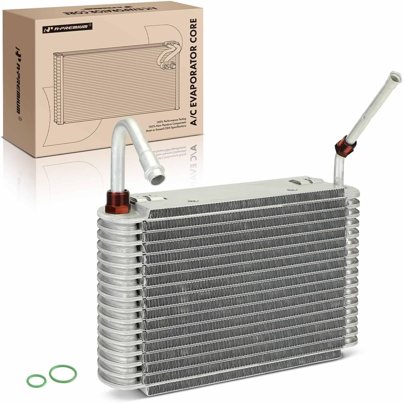 A-Premium A/C Evaporator Core Compatible with Chevrolet Blazer, C10, C20, C30, C10 C20 Suburban, K10, K20, K30, K10 K20 Suburban, K5 Blazer, R10 R20 R30 & GMC C15, C25, C35, C1500, C2500, C3500, Jimmy