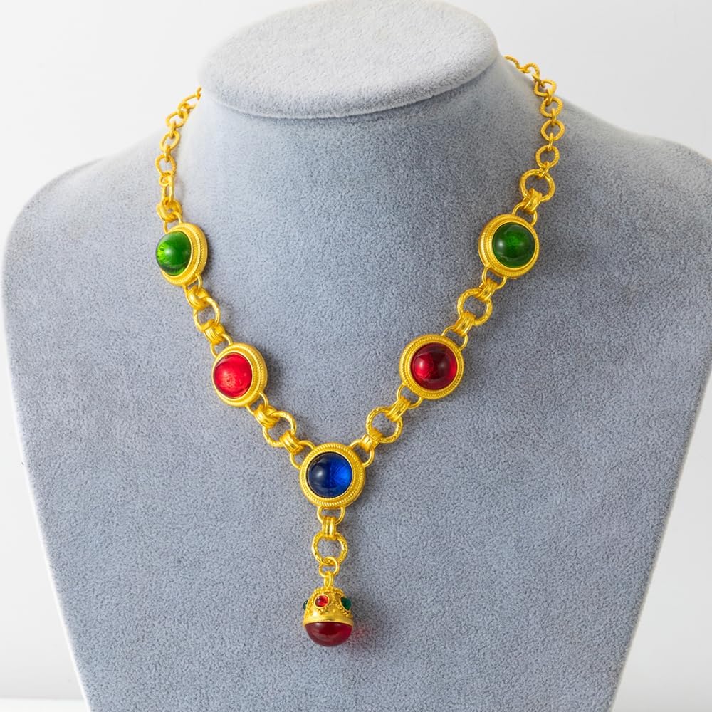 Colorfulb Cubic Zirconia Necklace for Women Handmade Vintage Chain Necklaces Designer Jewelry Sweater necklace - Image 2