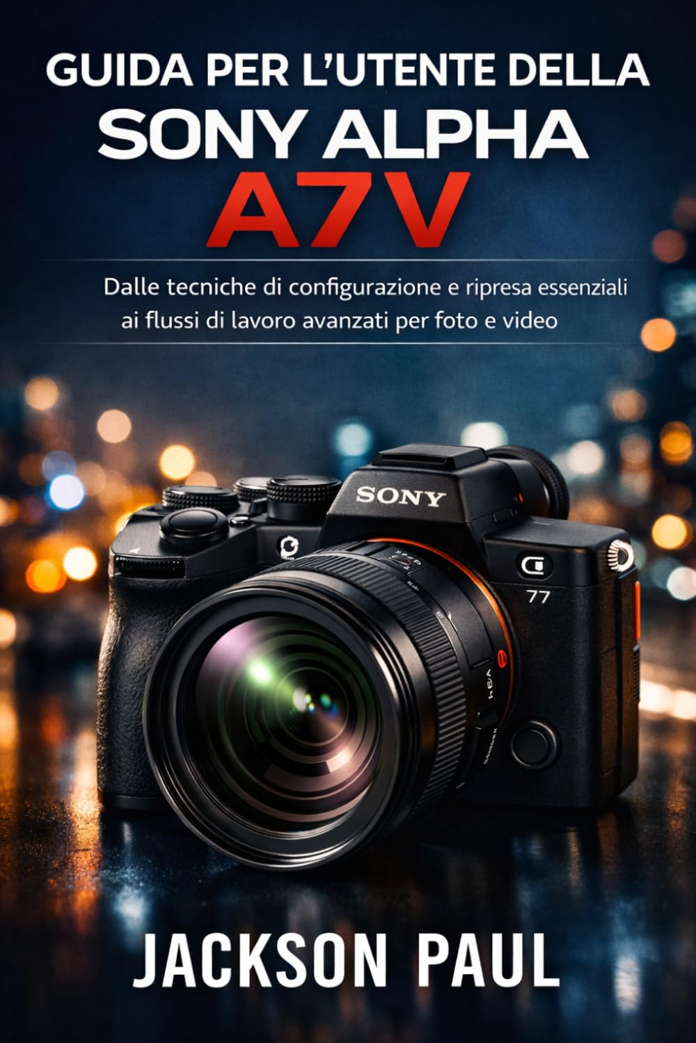 GUIDA PER L'UTENTE DELLA SONY ALPHA A7 V: Dalle tecniche di configurazione e ripresa essenziali ai flussi di lavoro avanzati per foto e video