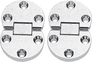 Folding Table Hinge, 2Pcs Zinc Alloy Self Supporting Folding Table Hinges, Heavy Duty Table Folding Flip Top Hinge for Table Folding Legs Folding Worktables Laundry Garage Boats Beds Furniture