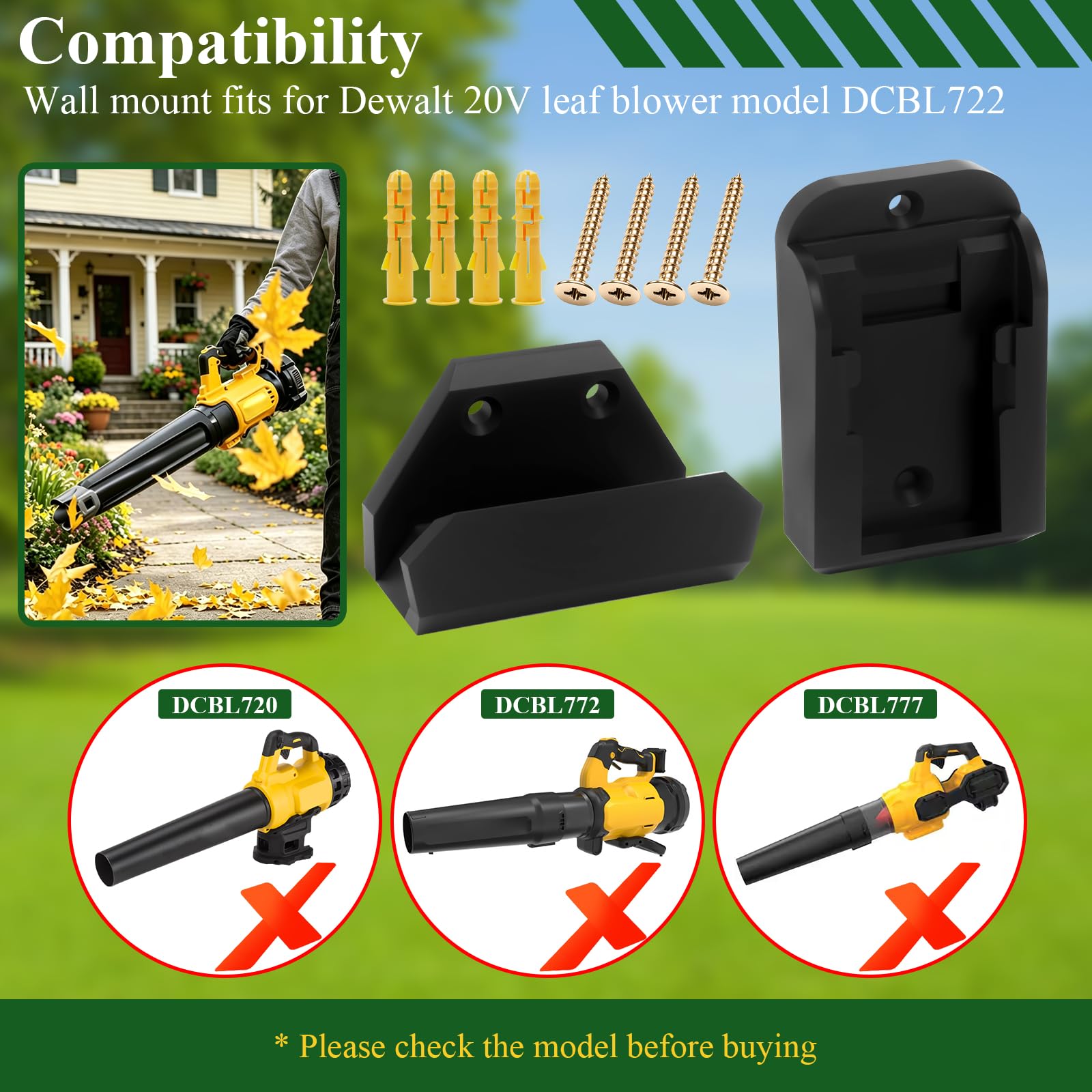 Dewalt 20V Leaf Blower Wall Mount - SHUJUKU -3 Dewalt 20V Leaf Blower Wall Mount - SHUJUKU -3