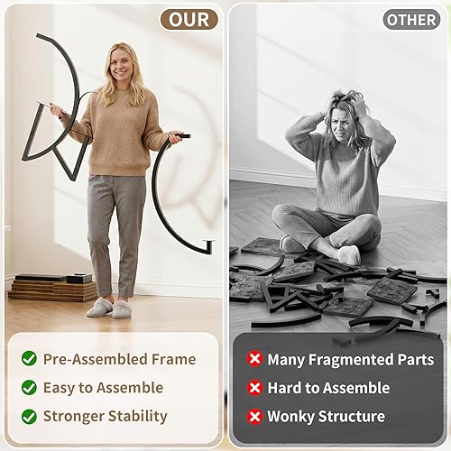 Miniatura 5 de Soporte para plantas de interior con luces de crecimiento, estante para plantas de 62 pulgadas de alto, soportes de esquina iluminados para cultivo