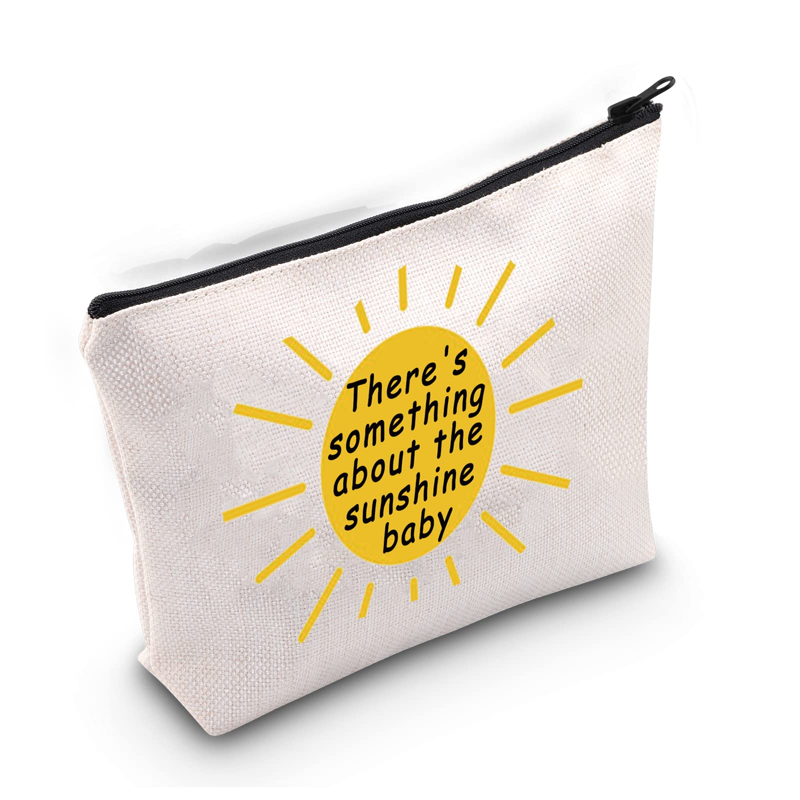 LELVO Funny Comedy Drama Lovers Gift There's Something About The Sunshine Baby Makeup Bags Movie Fans Zipper Pouch, There's Something About The Sunshine Baby