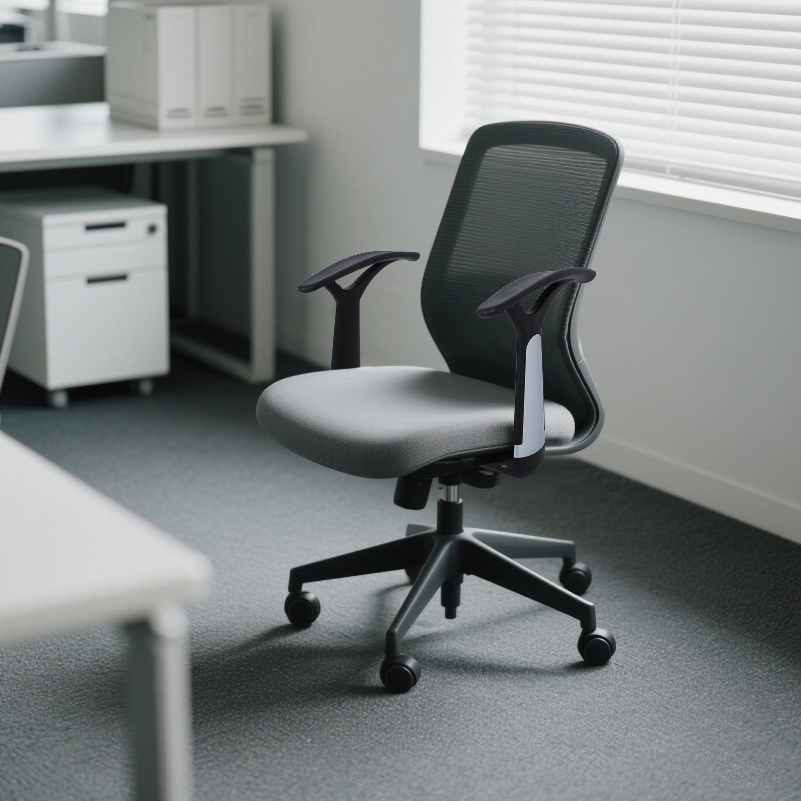 GALPADA Reposabrazos y Compatibilidad Versátil de Plástico para Silla de Oficina y Gaming, 2 Unidades Diseño Ergonómico para Largas Jornadas de Trabajo