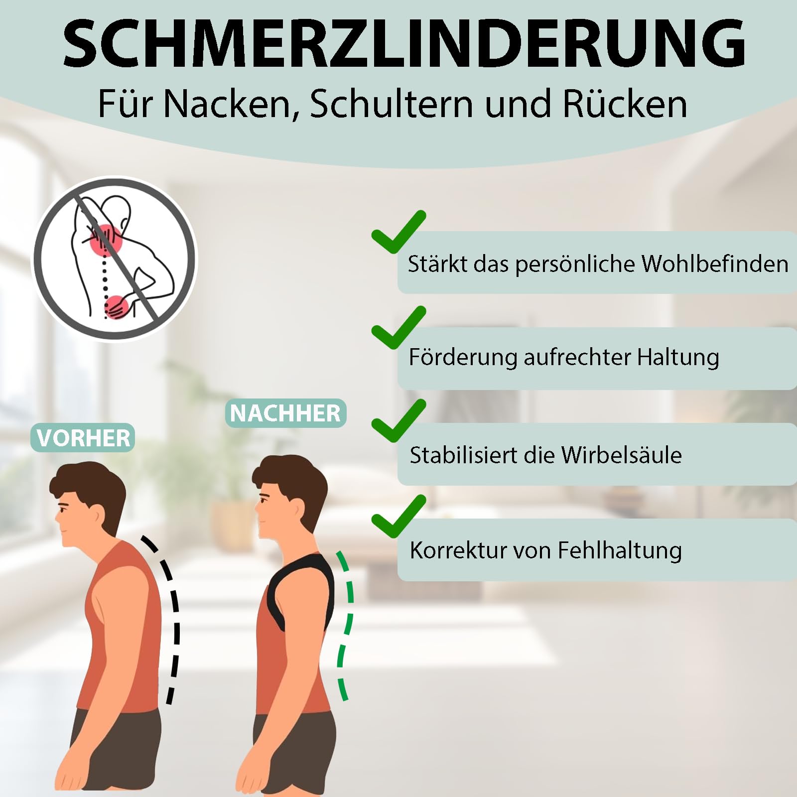 Rücken Geradehalter,Haltungskorrektor Rücken für Männer Frauen Atmungsaktiver Haltungstrainer mit Verstellbaren Schultergurten Relieve Back Pain & Prevent Hunchback (Grey XL)