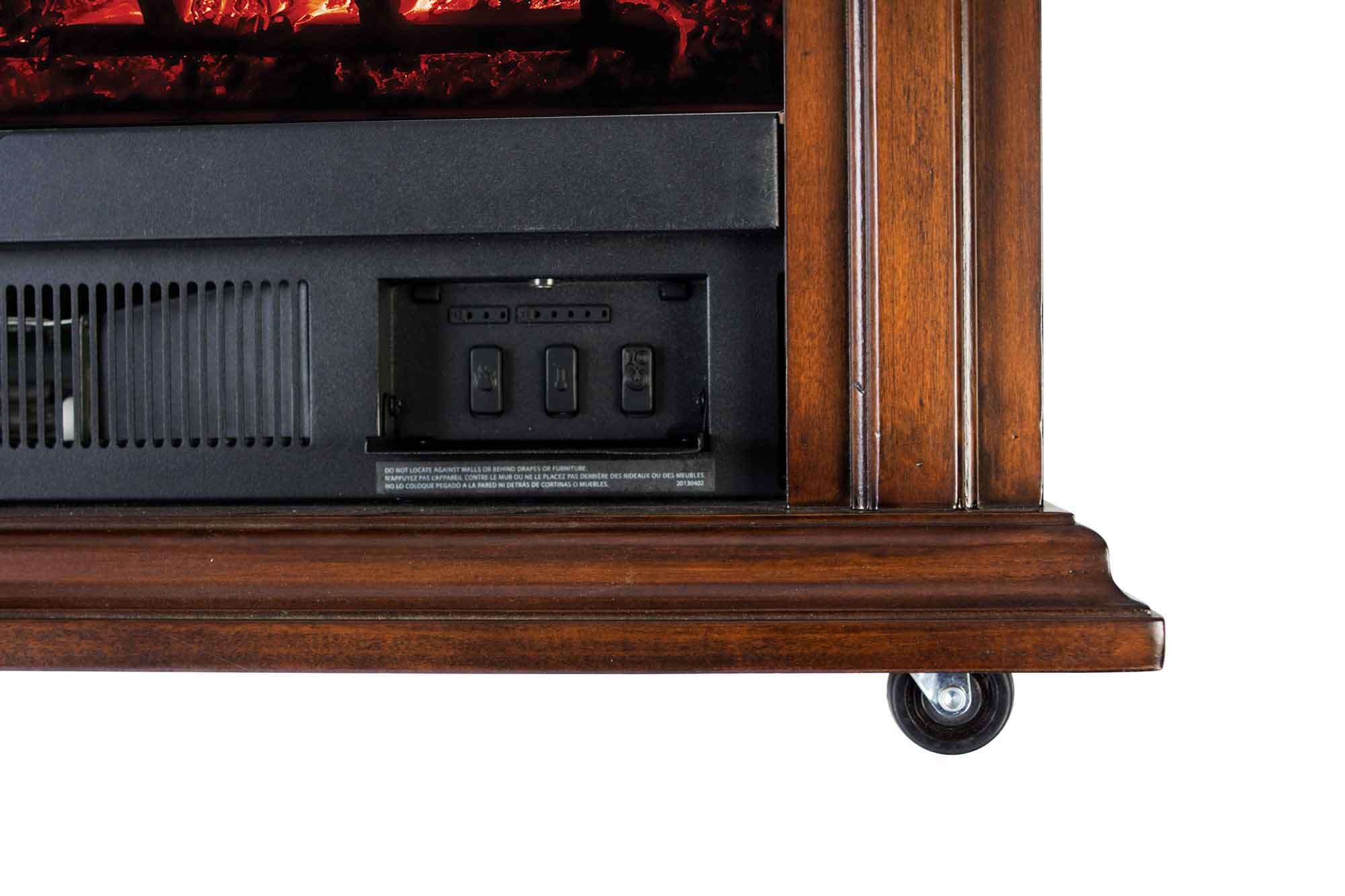 Amazon.com: Pleasant Hearth GLF-5002-68 Sheridan Mobile Electric Fireplace,  Cherry : Tools u0026 Home Improvement