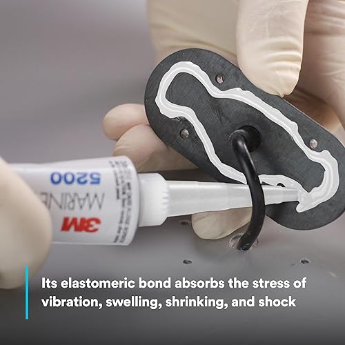 Miniatura 18 de Adhesivo sellador 3M Marine 5200, Negro, 1