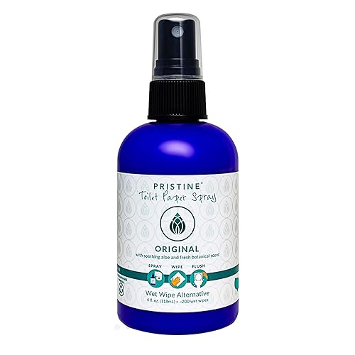 Miniatura 5 de PRISTINE Spray de papel higiénico  Como se ve en Shark Tank, paquete múltiple de 4 onzas, original, menta refrescante, rústico, ámbar de coco