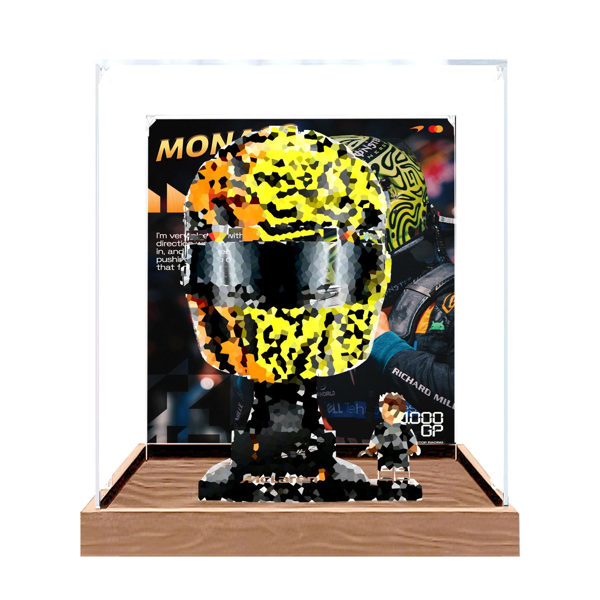Clear Acrylic Showcase Box for Le-go 43023 Sets (Background 2)