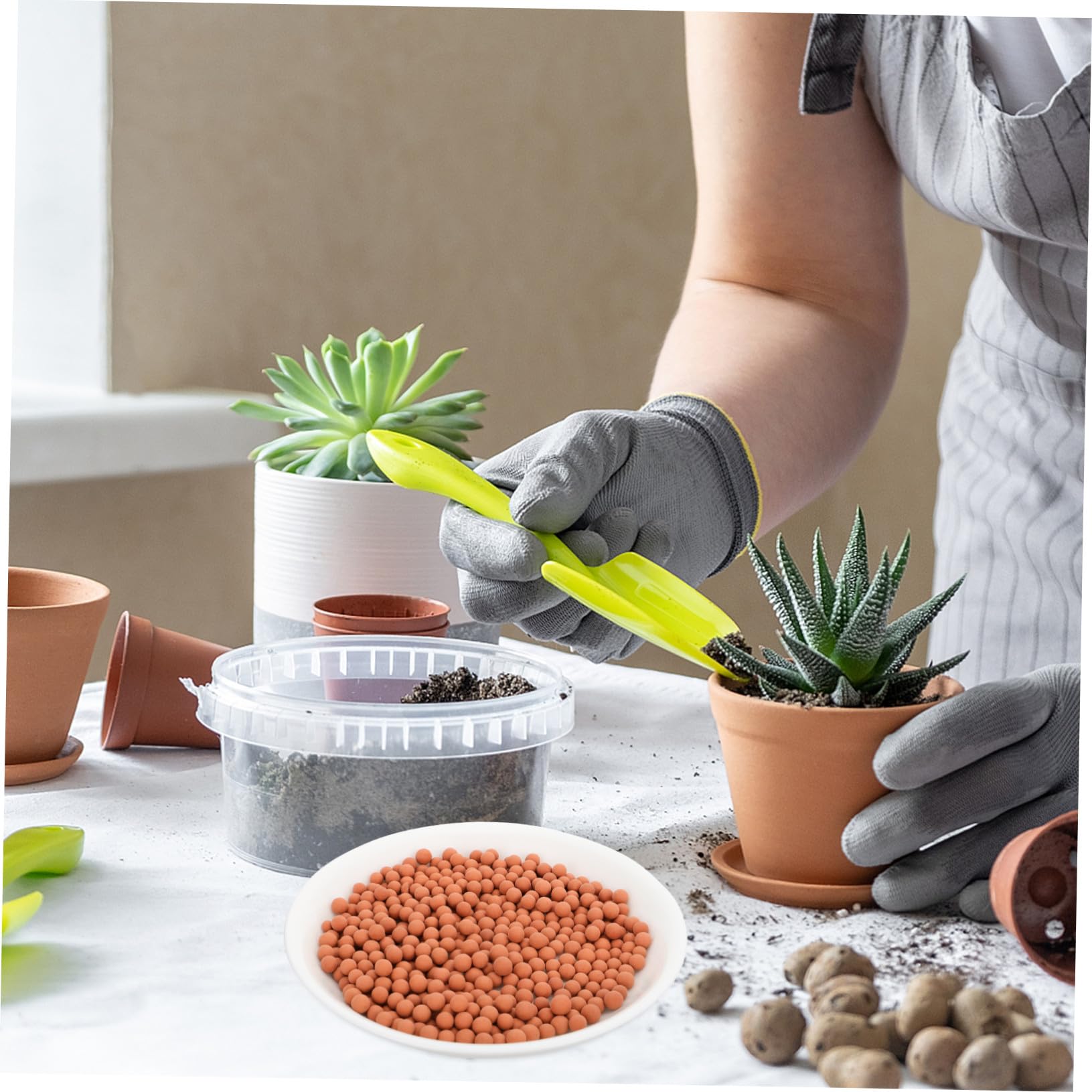 SUPVOX Céramique Ceramsite pour Culture Hydroponique Substrat Porous pour Fleurs et Plantes Pot Décoration de Surface pour Jardin Intérieur et Extérieur Lot