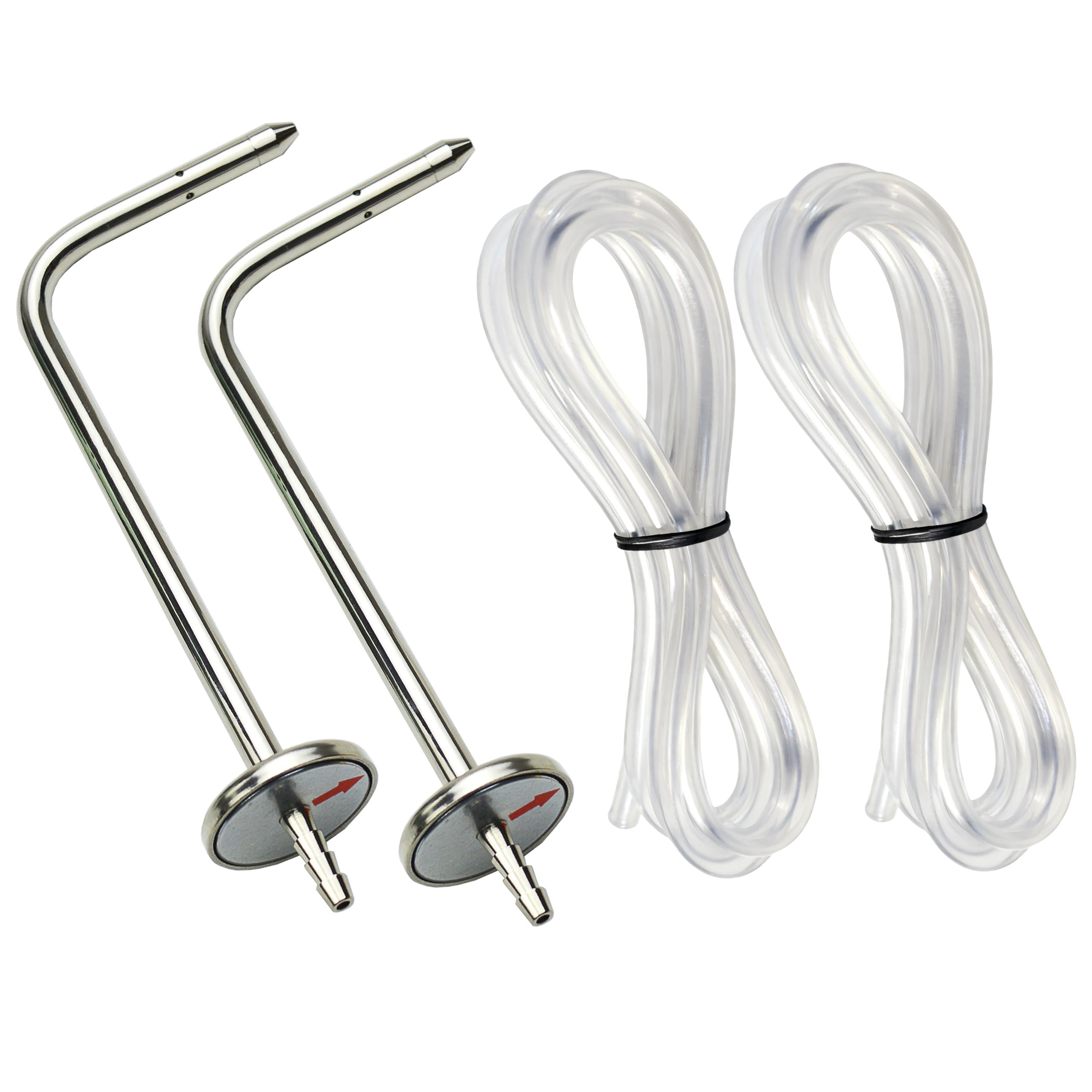 ZIBOO ASP2 Soft Tube,Static Pressure Probes with Compatible with Fieldpiece JL3KM2, SDMN5，SDMN6，ADMN2,HVAC Pitot Static Tube Fit for Many Dual Port Manometer with2x 39.37FEET(1.0M) Soft Tube