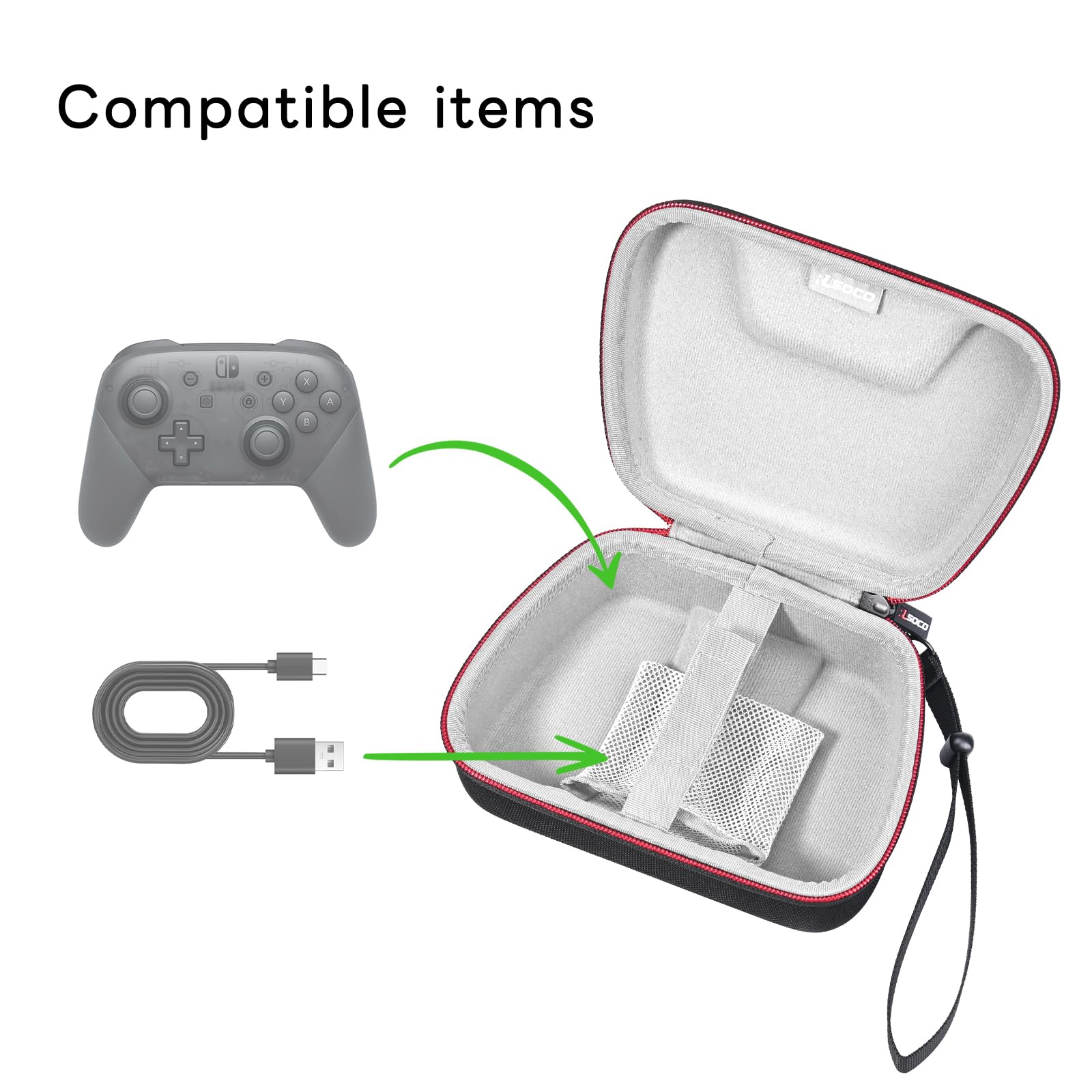 RLSOCO Étui pour GameSir G7 SE/Cyclone2/G7 Pro Manette(Étui Uniquement)