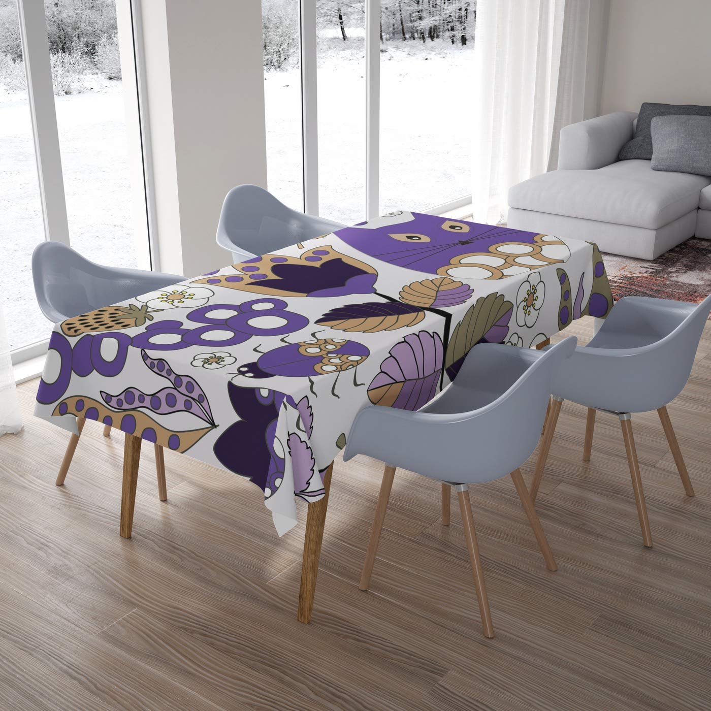 Bonamaison Kitchen Decoration, Tablecloth, 140cm x 200cm - Designed and Manufactured in Turkey