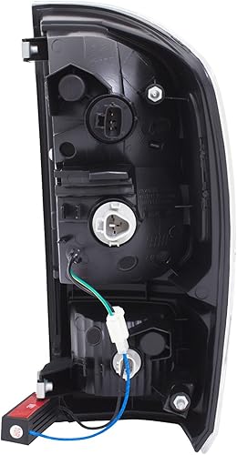 Miniatura 2 de Anzo USA 311281 Conjunto de luz trasera Lente transparente Pares de vivienda negra Asamblea de luz trasera