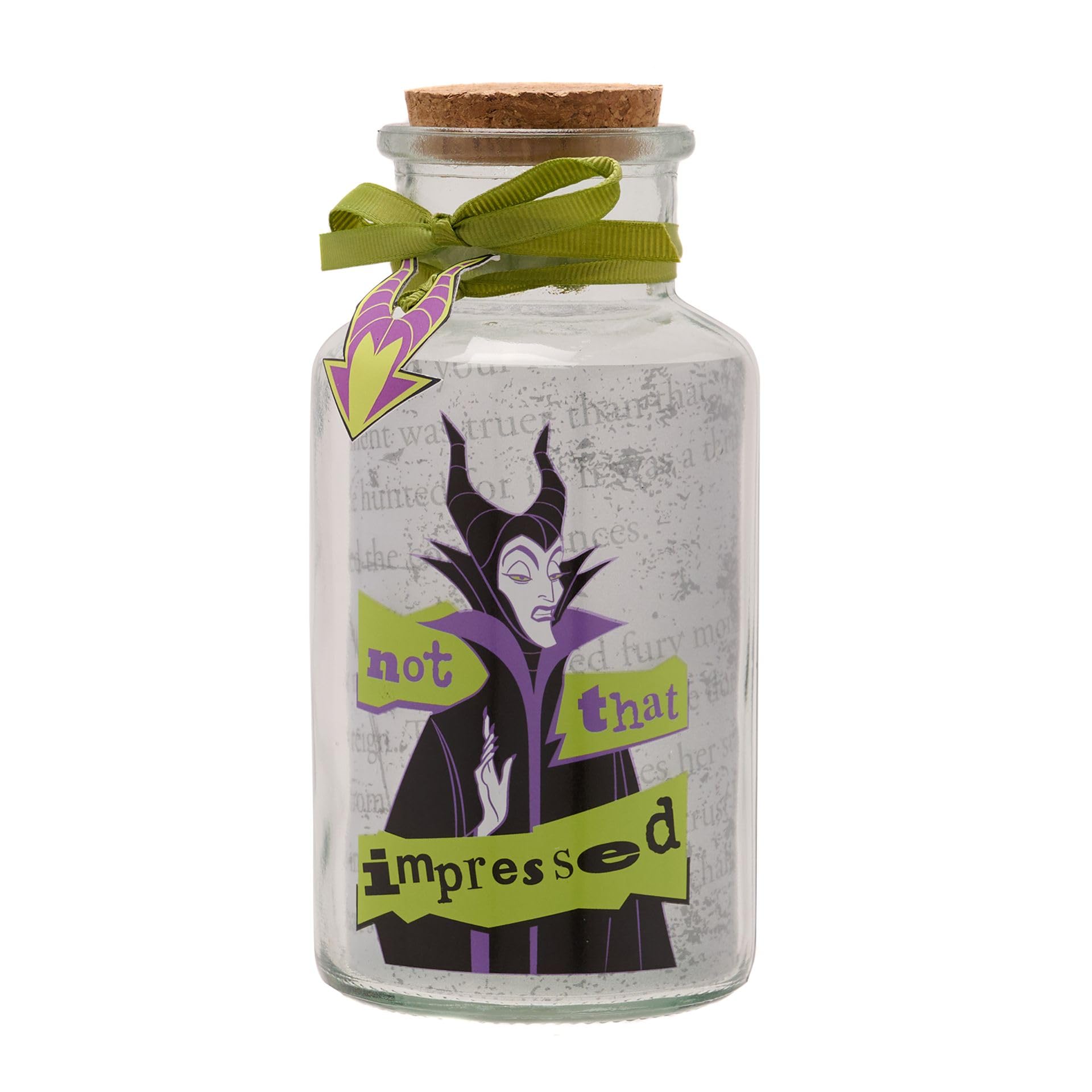 Widdop and Co Disney Light Up Jar - Maleficent, Clear