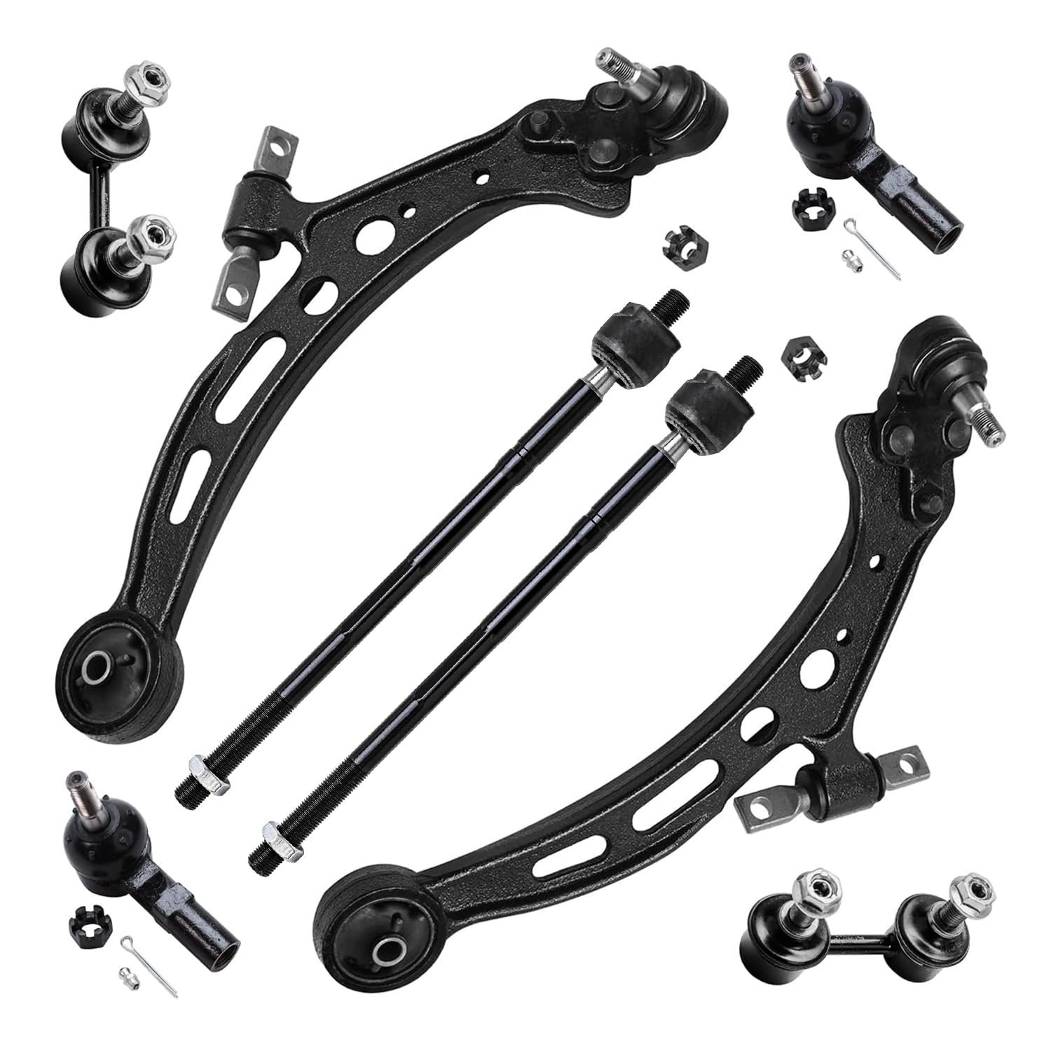 Detroit Axle - 8pc Front End Control Arms Kit for 92-96 Toyota Camry