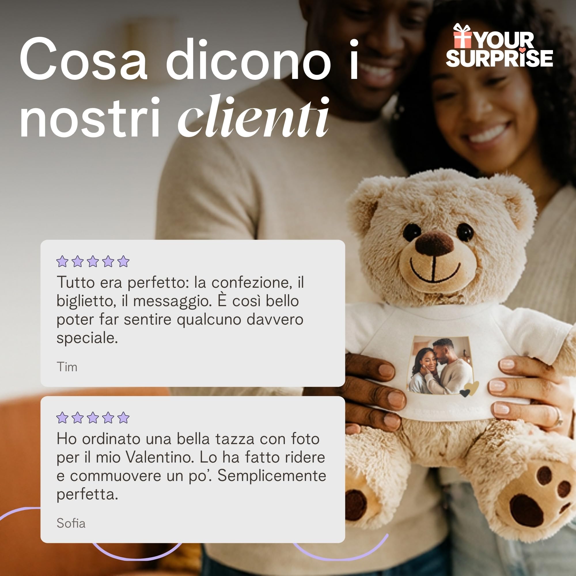 XXL Barretta Milka gigante personalizzata - Regalo di Compleanno & Anniversario per Uomo & Donna con Nome e Messaggio, con deliziose barrette di cioccolato Milka (6 Tavolette)