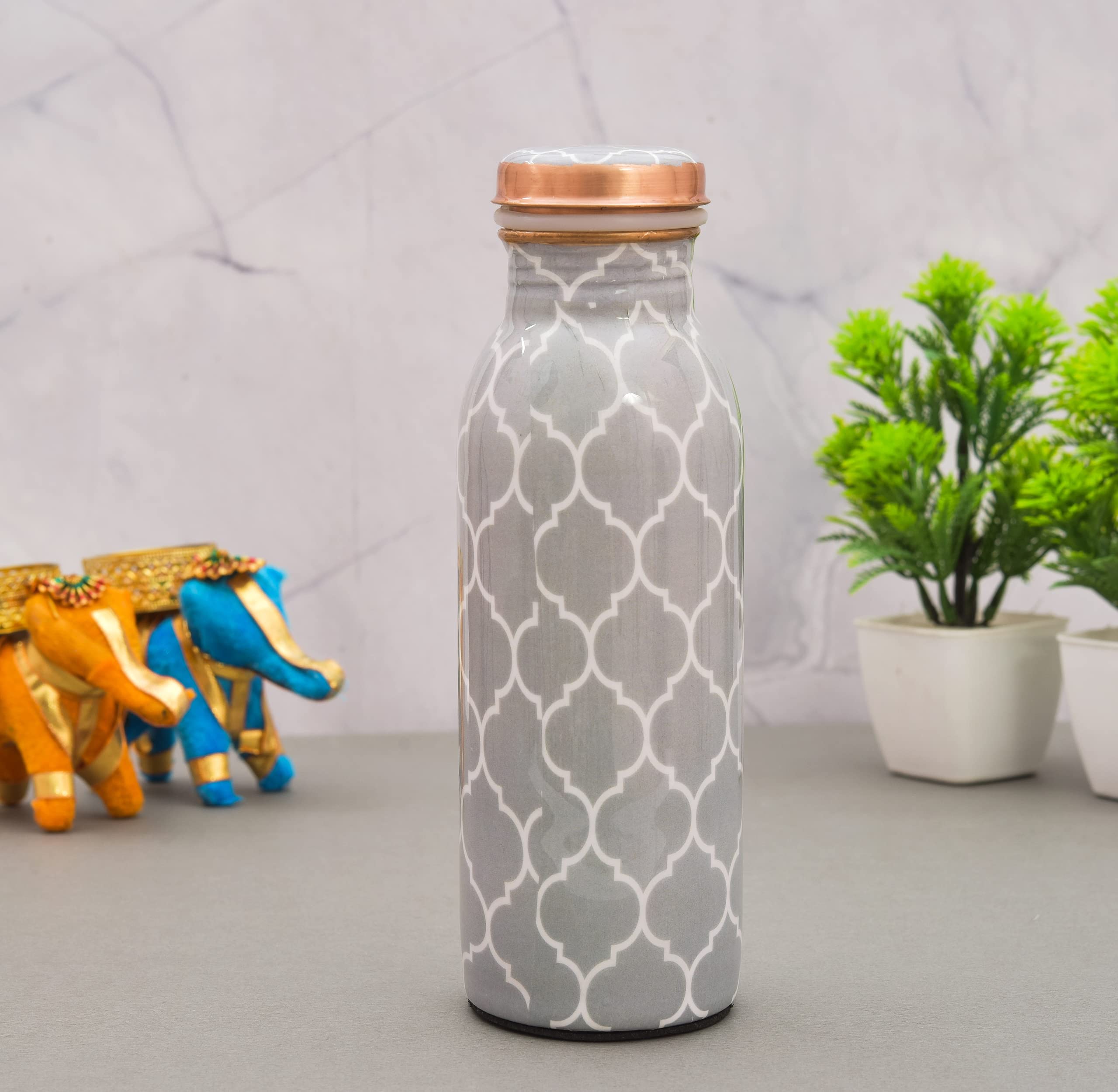 Orio Copper Water Bottle - Stylish & Durable -8