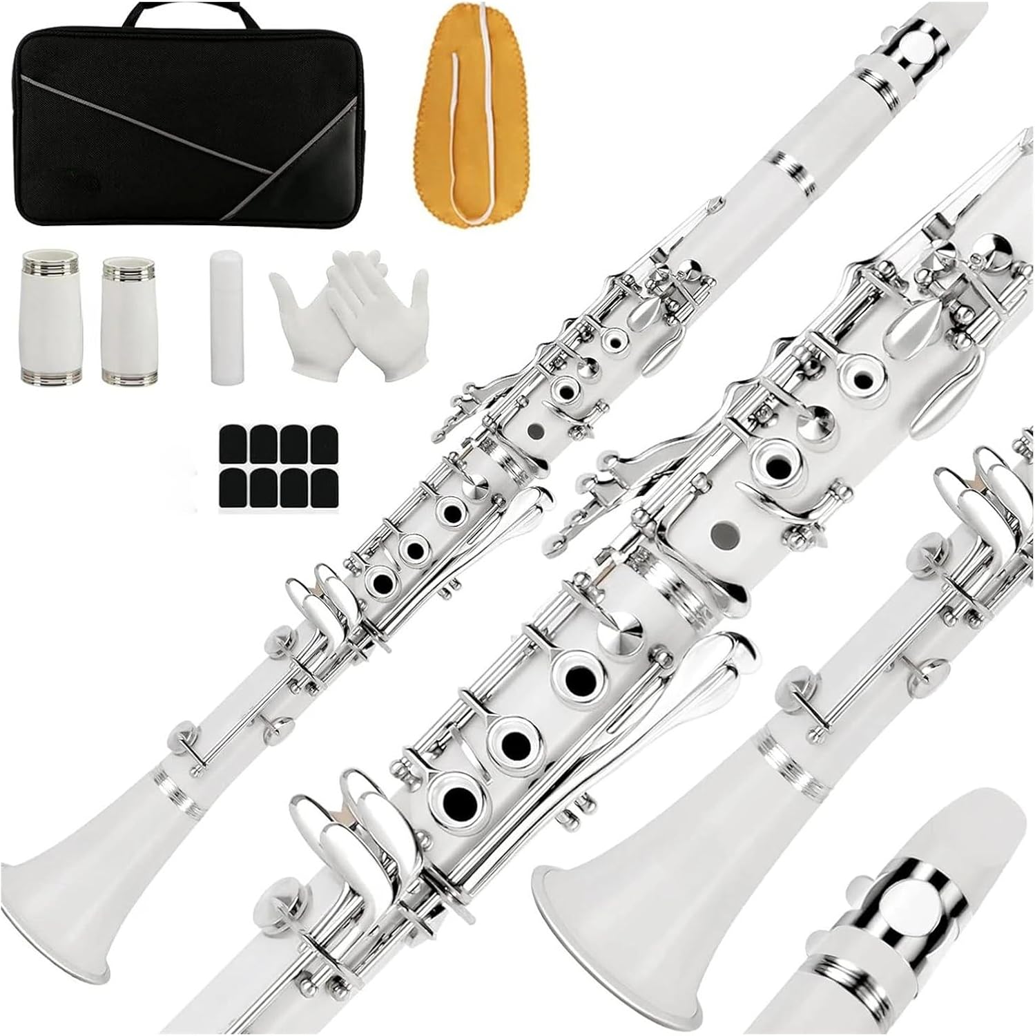 clarinet for Beginner Bb Clarinet 17 Keys of Beginner(Blue)