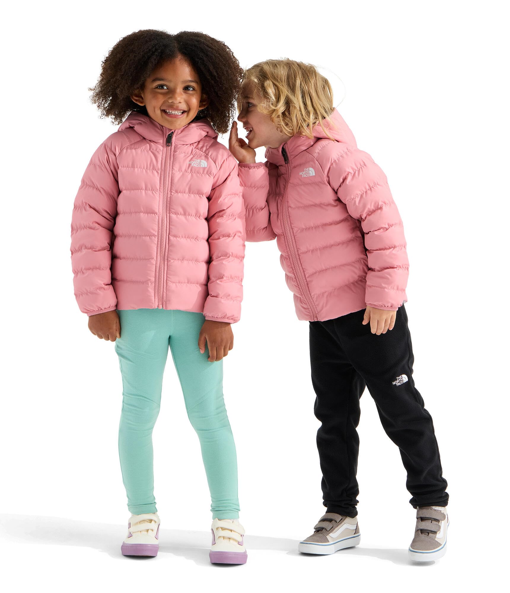 The North Face Kids Reversible Perrito Insulated Hooded Jacket | 2 in 1 Winter Coat for Boys &amp; Girls, Water Repellent