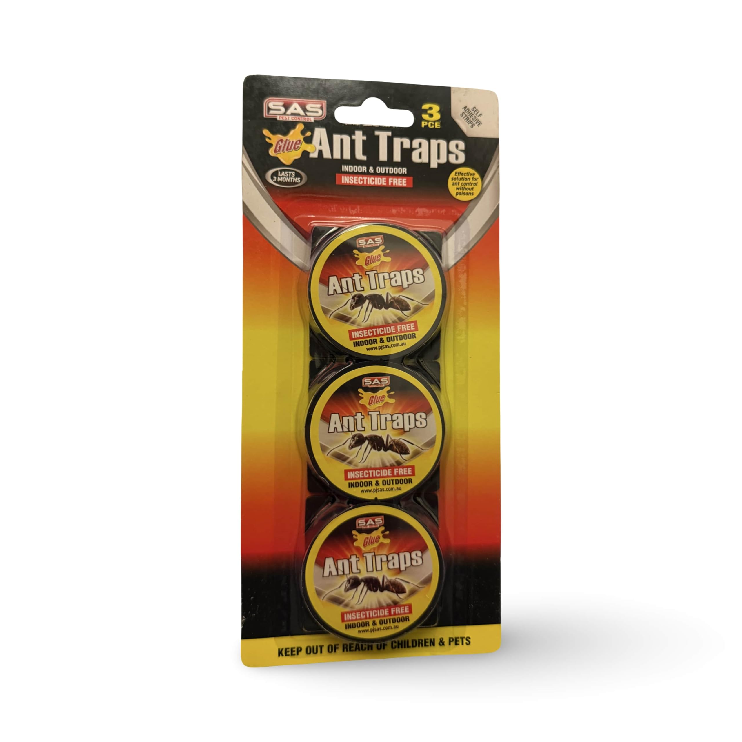 3er Set Ameisenköderdose - Ameisenköder - Ameisenfalle – Ungiftige Klebefalle zur Überwachung von Ameisen – Geruchslos, sicher für Kinder & Haustiere, ideal für Küche, Haus & Vorratskammer