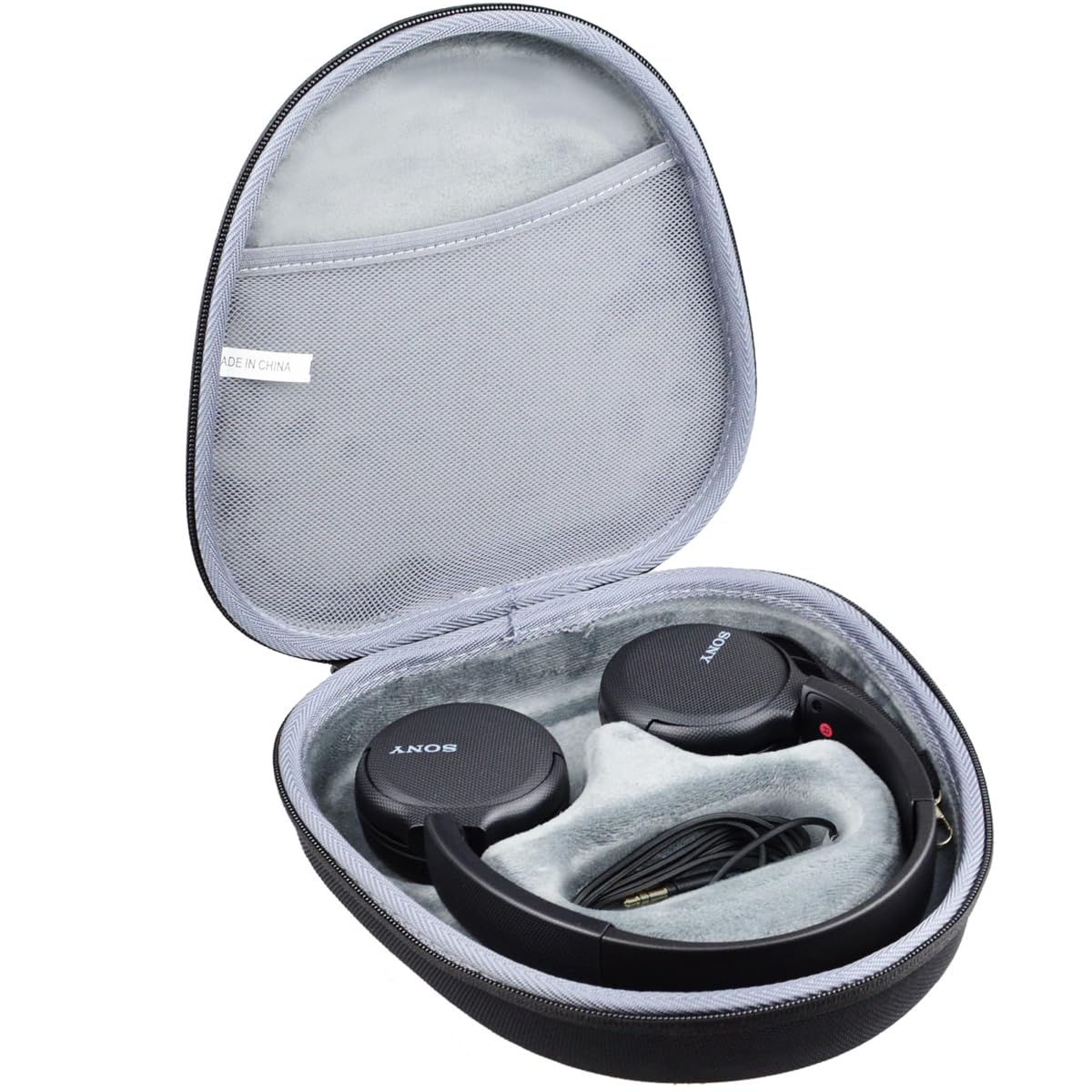 Funda rígida para auriculares Sony WH-CH520 y CH510 en color negro 8