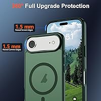 Vista 832 de SUPFINE Funda magnética para iPhone 11 (compatible con MagSafe) (protección contra caídas de grado militar), translúcida mate a prueba de golpes