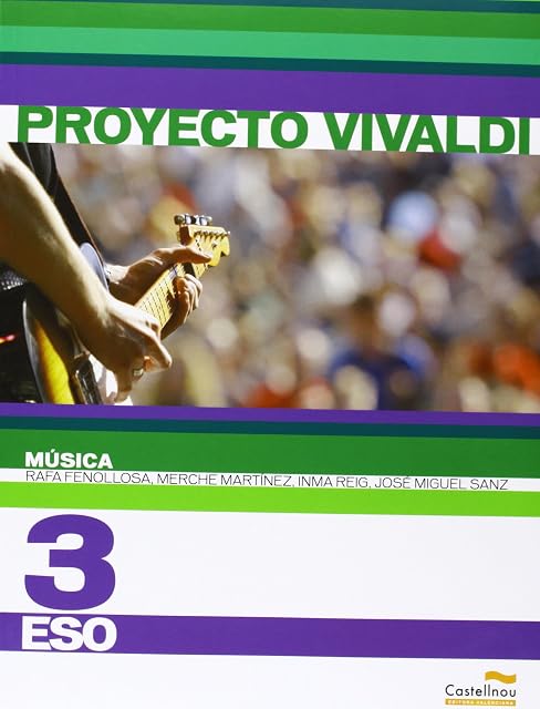 Portada de Música 3º ESO. Proyecto Vivaldi