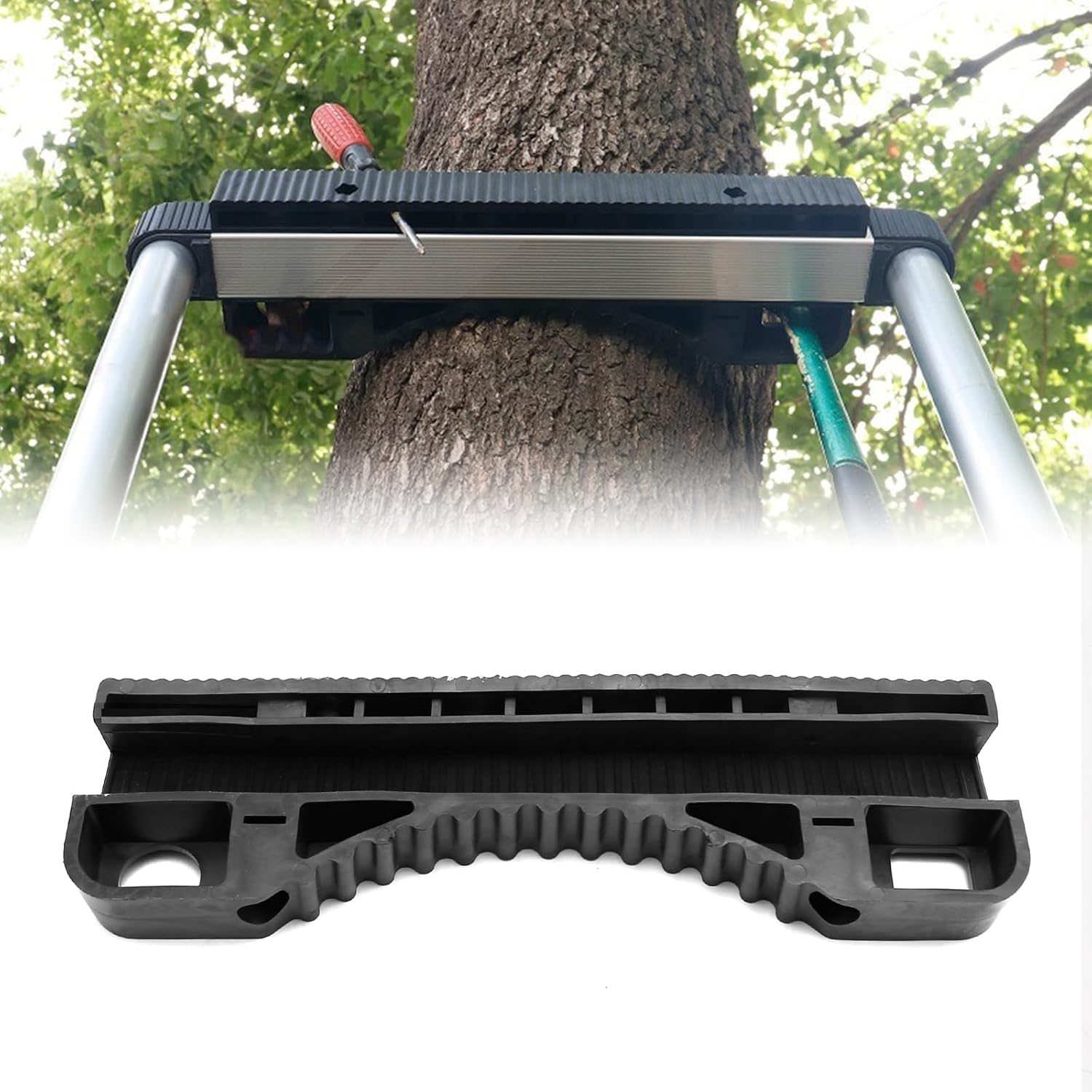 Ladder Stabilizer Ladder Poles Non-Slip Mat Ladder Pole Attachment Suitable for Telescopic Ladder, Single Straight Ladder, Engineering Ladder (Large)