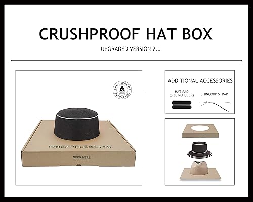 Miniatura 3 de Pineapple&Star Bella Sun Beach Sombrero de paja de ala ancha para mujer