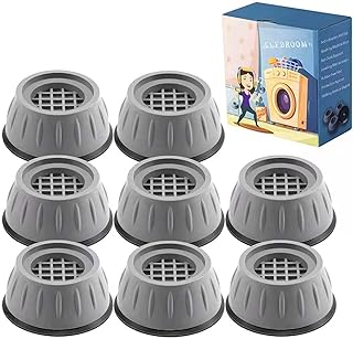 Anti Vibration Pads for Washing Machine 8 Pcs Shock and Noise Cancelling Washer Dryer Support Anti-Walk Foot Pads Anti Sli...