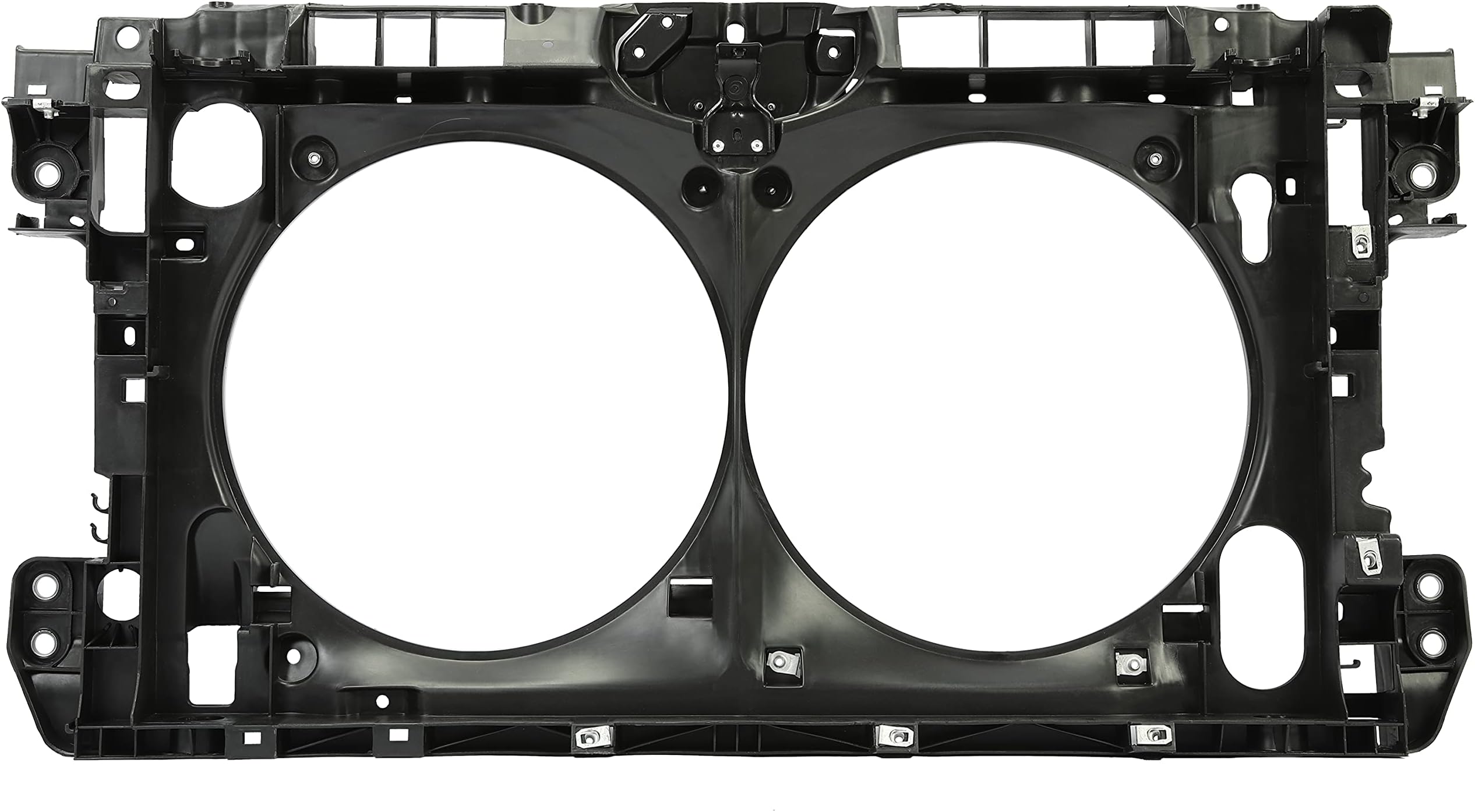 ECOTRIC Black Radiator Support Assembly Compatible with 2010-2013 Nissan Altima 2009-2014 Maxima Replacement for NI1225185 625009N00A Radiator Brace
