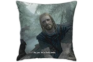 ZHUHOO Skyrim Throw Pillow Cover