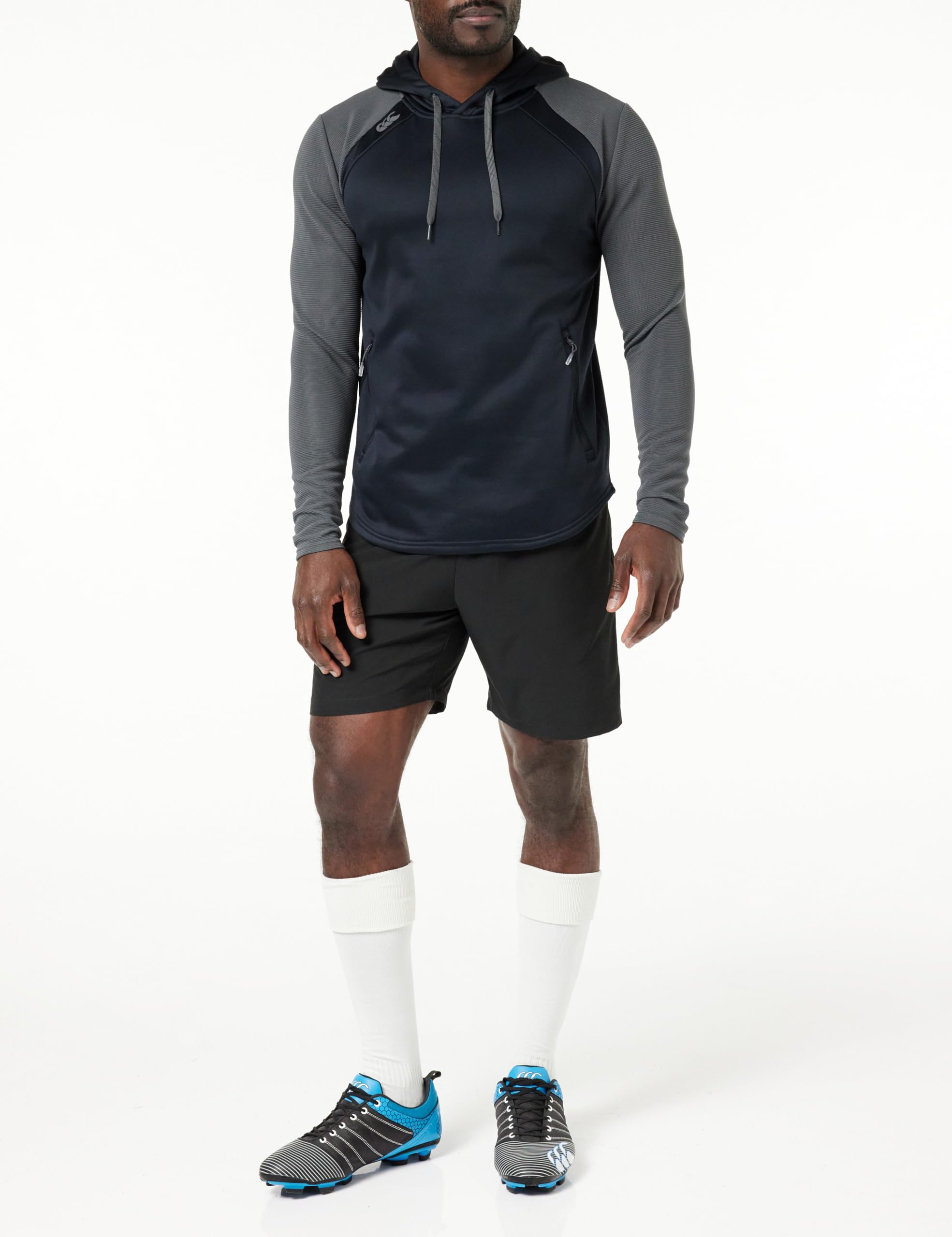 Canterbury Męska bluza z kapturem Elite Training, czarna, S, Czarny, S
