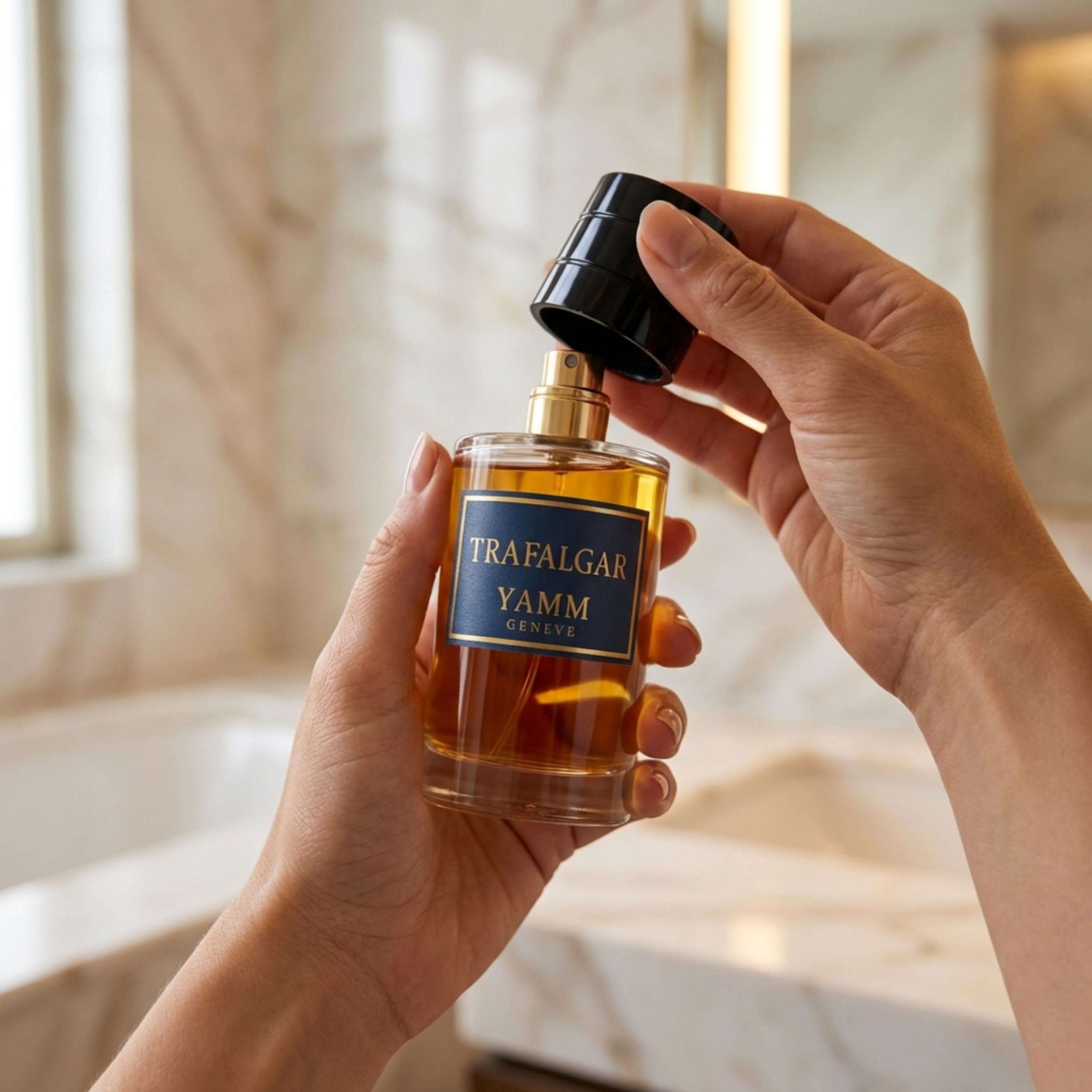 Trafalgar | Extrait de Parfum 50 ml | Unisex Parfum für Damen & Herren | Himbeere, Schwarze Johannisbeere & Moschus | Fruchtig, Süß & Holzig | Luxuriöse Langzeitwirkung