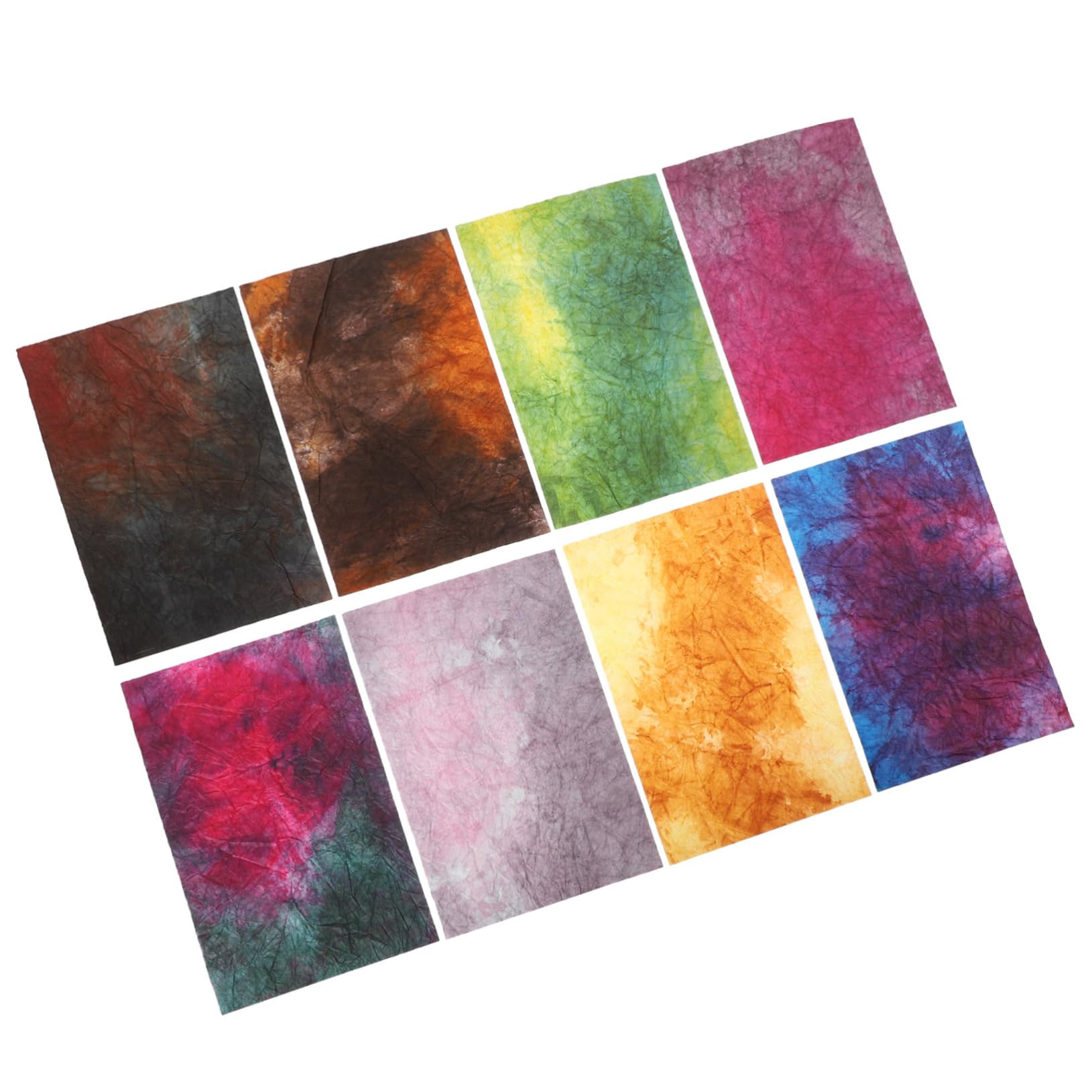 OSALADI 3 Sätze Textur Hintergrundpapier Handwerk Vintage-kartenpapier Schrottbücher Scrapbooking -papier Scrapbooking -vorräte Strukturiertes Papier Decoupage Paper 8 Blätter * 3