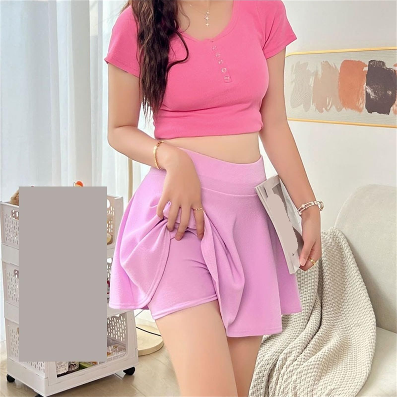 Falda de Tenis Plisada Wicking for Mujer