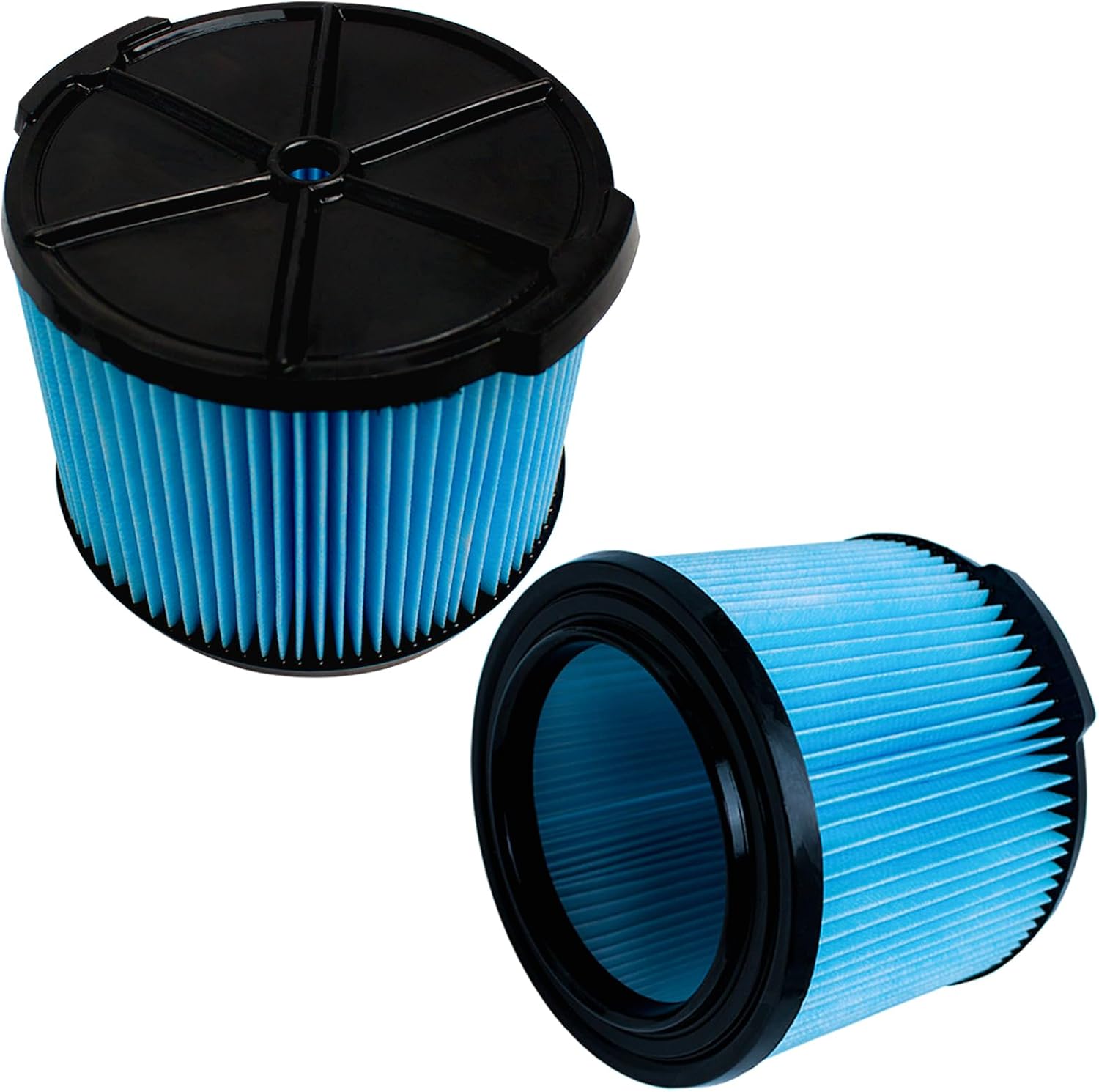2-Pack VF3500 HEPA Filter for Ridgid 3 to 4.5 Gallon Shop Vac | Fits Ridgid WD4070 WD3050 WD4050 WD4522 4000RV 4500RV 5.5" Height