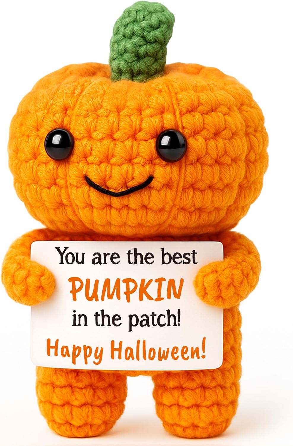 Mini Pumpkin Decor Halloween Boo Basket Stuffers Gifts for Women Men Spooky Basket Stuffers Halloween Indoor Decoration for Him Her Adult Teens Thanksgiving Decoration Handmade Crochet Pumpkin Baskets
