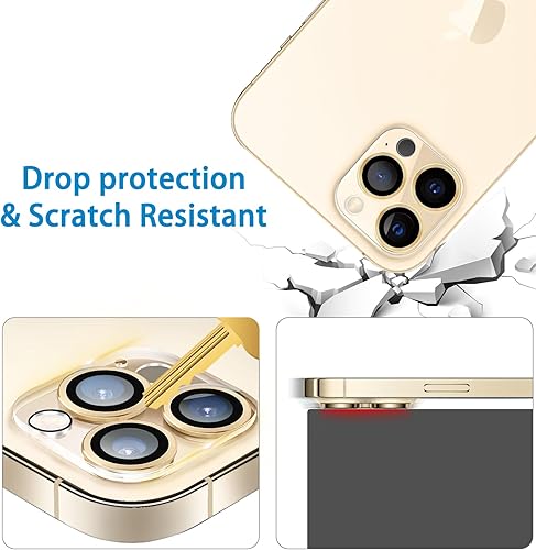 Miniatura 76 de 3 Pack Tempered Glass Camera Lens Protector for iPhone 12 6.1", Ultra HD, 9H Hardness, Anti-Scratch, Case Friendly, Easy to Install