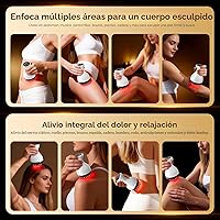 Vista 7 de Masajeador de drenaje linfático y herramienta de masaje anticelulitis, ayuda a reducir las estrías y la celulitis, para piernas, brazos y vientre