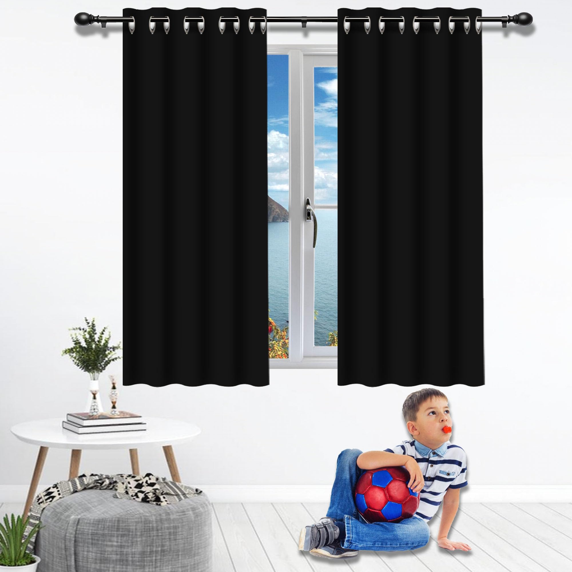 Rideaux Occultant contre la Chaleur et Lumière | Solution Fenêtre Chambre Noir